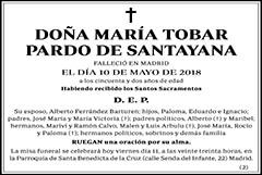 María Tobar Pardo de Santayana